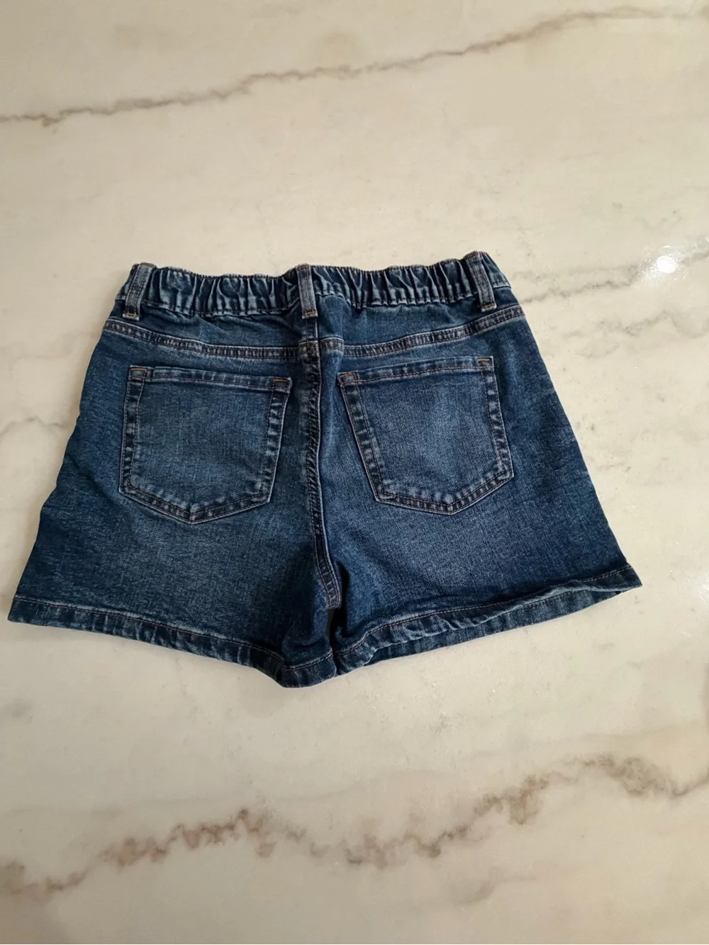SO Kids Denim & Knit Shorts Bundle - Blue, Olive & Light Blue Tie-Dye
